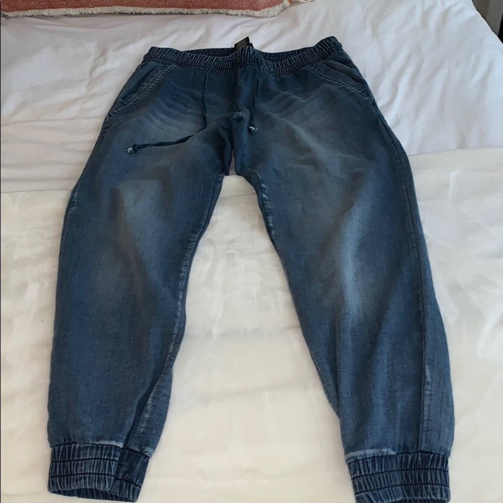 Target dark wash jean joggers